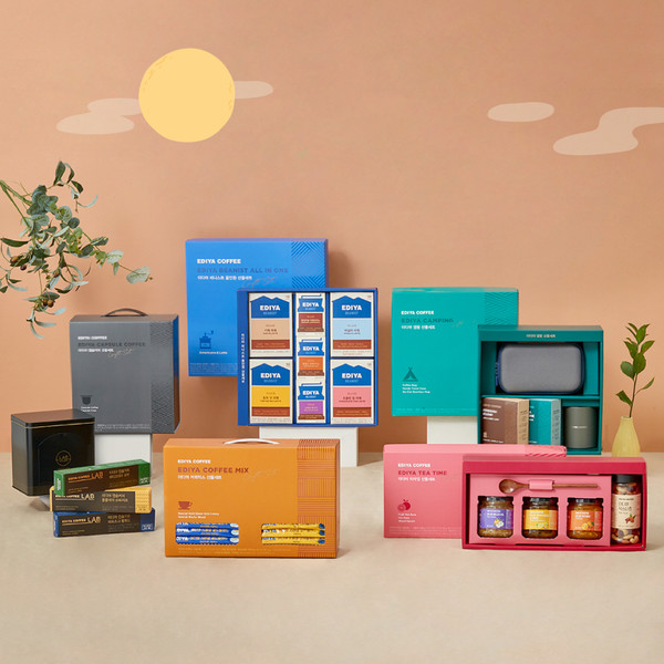 이디야커피의 홈카페 추석 선물세트. (사진=이디야커피 제공)
