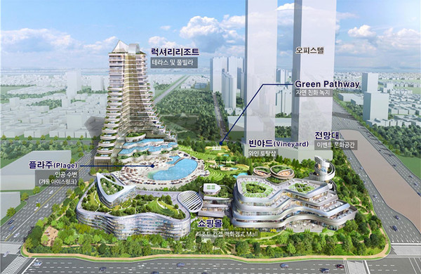 롯데몰 송도 조감도. (인천시 제공)