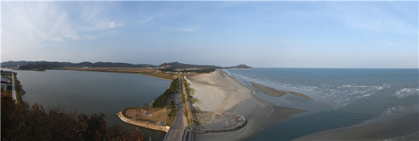 백령공항 건설 예정지 전경. (사진=인천시 제공)