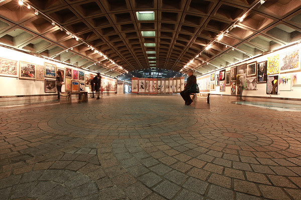 수도권 지하철 3호선 경복궁역 지하 1층 대합실에 위치한 메트로미술관 1관 전경. (사진=서울시 제공)