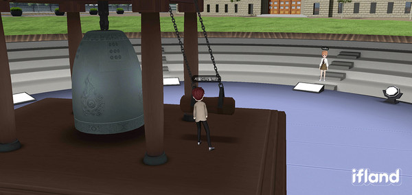 이프랜드 기본 모션 기능을 활용 예시. (사진=서울시 제공)