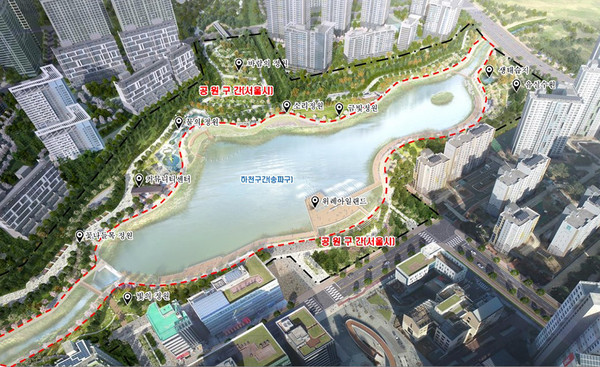 위례수변공원 조감도. (사진=서울시 제공)