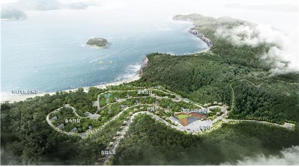 무의도 자연휴양림 조감도. (사진=인천시 제공)