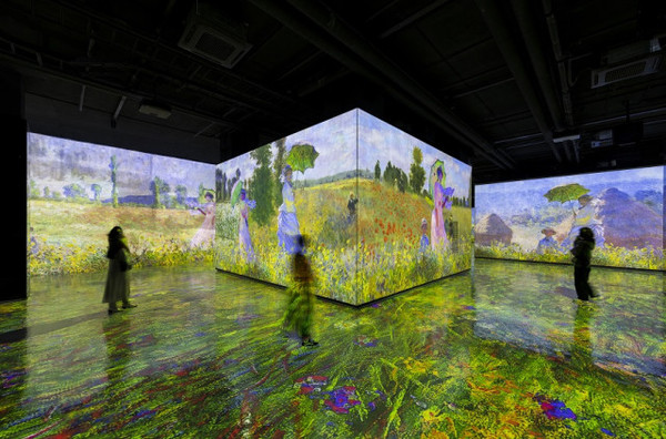 ‘모네, 르누아르…샤갈’ 전시 전경. (사진=빛의 벙커 제공)