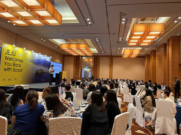 싱가포르 현지 제주관광설명회. (사진=제주도 제공)