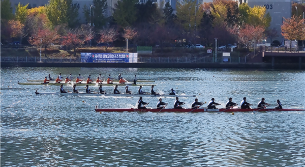 2021년 장보고기 전국 조정대회. (사진=부산시 제공)