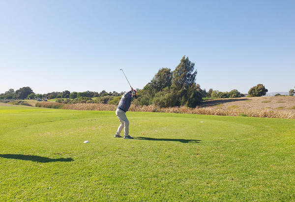 웨스트비치파크 골프클럽에서 기분 좋은 라운드.
