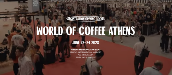 2023 월드오브커피, 아테네 홈페이지.