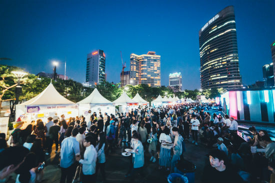서울에서 열린 글로벌 푸드페스티벌 전경. (사진=서울시 제공)