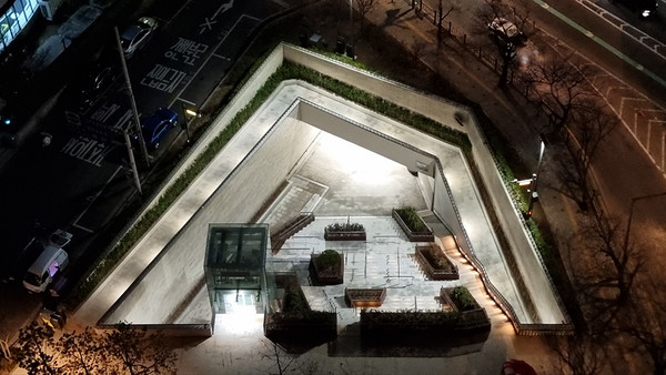 새롭게 조성된 마포종점 나들목 문화공간. (사진=서울시 제공)