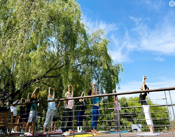 선유도 요가 프로그램. (사진=서울시 제공)