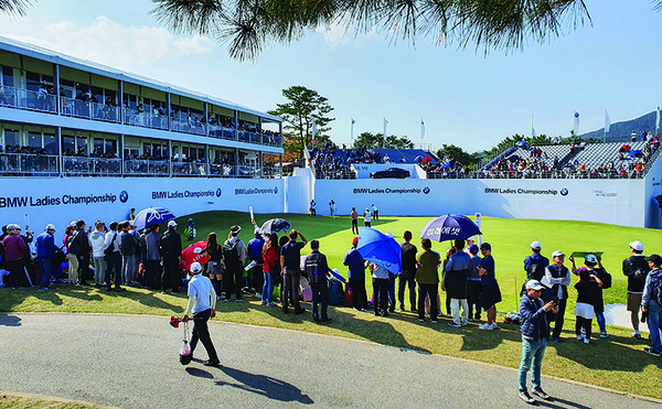 프로골프 대회장 전경. 골프선수 매니저는 골프대회장이 일터. (사진=관광레저신문 DB)