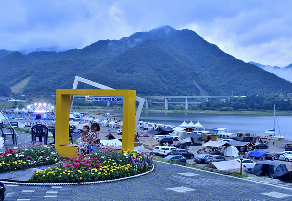 인제 캠프레이크페스티벌 전경. (사진=인제군문화재단 제공)