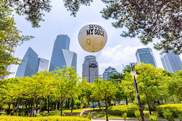 여의도에서 본 서울의달 모습. (사진=서울시 제공)