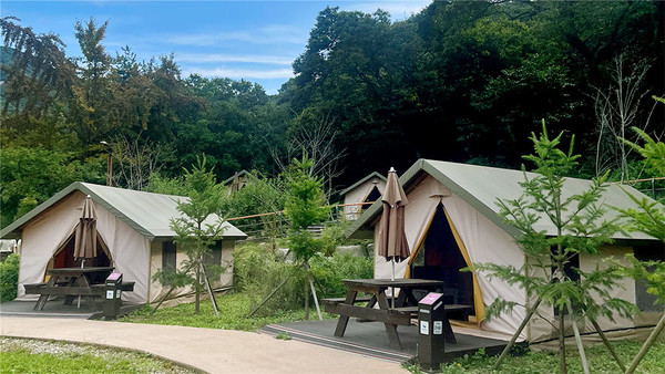 북한산 사기막야영장 전경. (사진=문체부 제공)