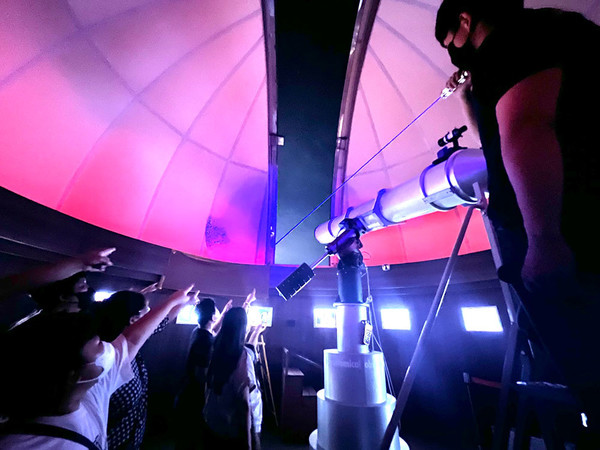 칠갑산 천문대 교육 프로그램. (사진=청양군 제공)